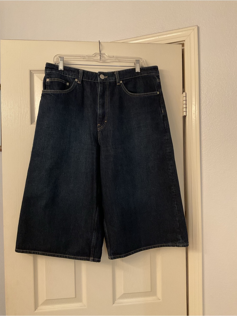 Zara Dark Blue Denim Jorts